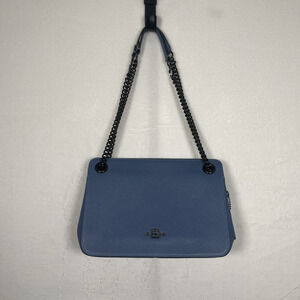 Coach Bryant Convertible Carryall 78798 Cornflower Blue Pebbled Leather Charity